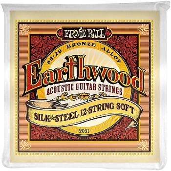 Ernie Ball Earthwood Silk & Steel Soft 12-String 80/20 Bronze Acoustic Guitar Strings