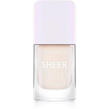 Catrice Sheer Beauties lak na nechty odtieň 010 - Milky Not Guilty 10,5 ml