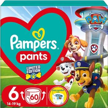 PAMPERS Active Baby Pants Paw Patrol veľkosť 6 (60 ks) (8006540863657)