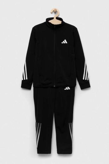 Detská tepláková súprava adidas U TI TRACKSUIT čierna farba