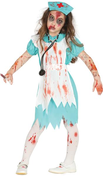Guirca Detský kostým Zombie zdravotná sestra Veľkosť - deti: S