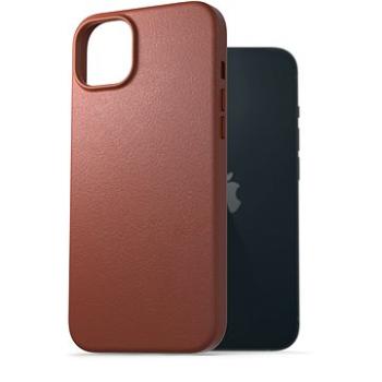 AlzaGuard Genuine Leather Case na iPhone 14 hnedý (AGD-GLC0001C)