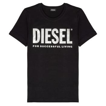 Diesel  Tričká s krátkym rukávom TSILYWX  Čierna