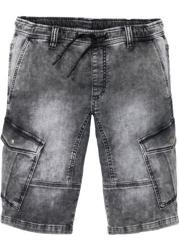 Teplákové džínsové bermudy, Regular Fit