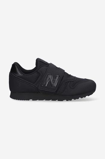 Detské tenisky New Balance YZ373JM2 čierna farba