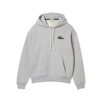 Lacoste  Unisex Loose Fit Hoodie - Gris  Mikiny Šedá