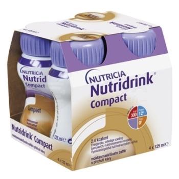 NUTRIDRINK Compact s kávovou príchuťou 4 x 125 ml