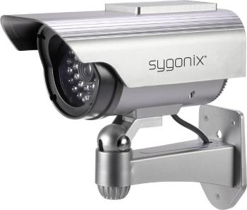 Sygonix SY-3420674 atrapa kamery so solárnym modulom, s blikajúcou LED diódou