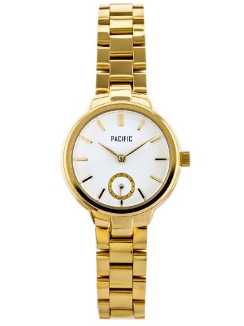 Dámske hodinky  PACIFIC X6006 - gold/white (zy623d)