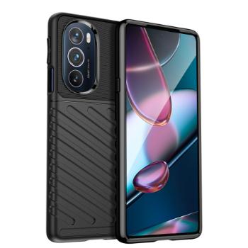 MG Thunder silikónový kryt na Motorola Moto Edge 30 Pro, čierny