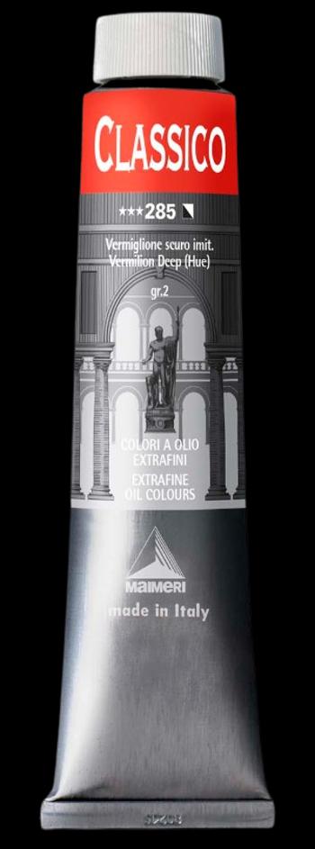 MAIMERI CLASSICO - Extra jemné olejové farby 285 - vermilion deep hue, 0,2 L