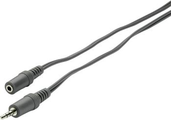 SpeaKa Professional SP-1300376 jack audio predlžovací kábel [1x jack zástrčka 3,5 mm - 1x jack zásuvka 3,5 mm] 2.00 m si