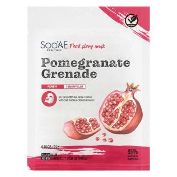 SOO`AE Obnovujúca textilná maska Pomegranate 25 g