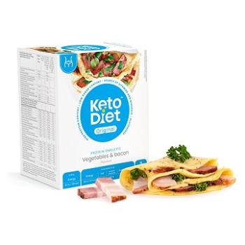 KetoDiet Proteínová omeleta – príchuť slanina (7 porcií) (8594181012034)