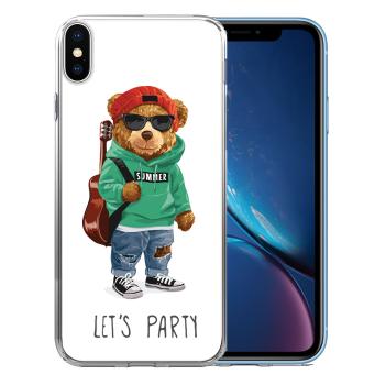 MY ART Ochranný kryt Apple iPhone XR BEAR (177)