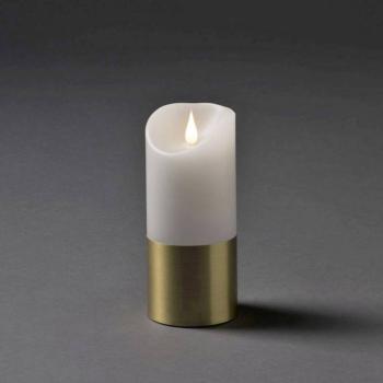 Konstsmide 1822-600 LED sviečka z vosku   biela teplá biela