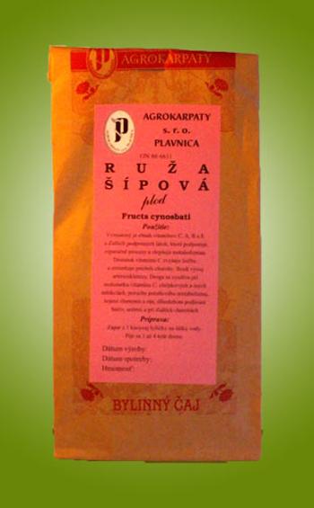 Agrokarpaty Ruža šipová plod bylinný čaj 50 g