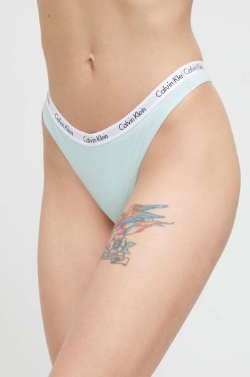 Tangá Calvin Klein Underwear tyrkysová farba