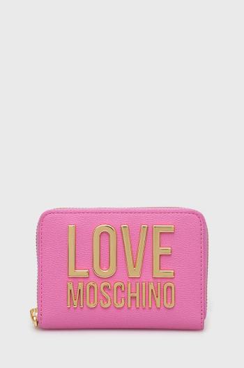 Peňaženka Love Moschino dámsky, ružová farba