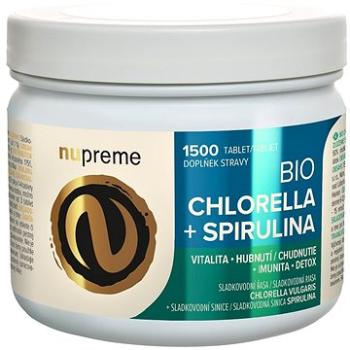 Nupreme BIO Chlorella + Spirulina 1500 tbl. (8594176063461)
