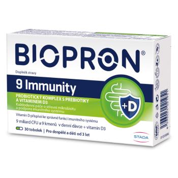 BIOPRON 9 Immunity s vitamínom D3 30 kapsúl