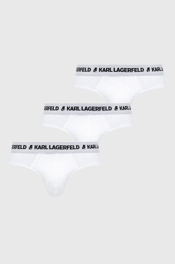 Slipy Karl Lagerfeld pánske, biela farba
