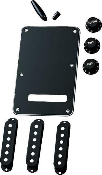 Fender Stratocaster Accessory Kit Black Krytka