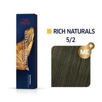 Wella Professionals Koleston Perfect Me+ Rich Naturals profesionálna permanentná farba na vlasy 5/2 60 ml