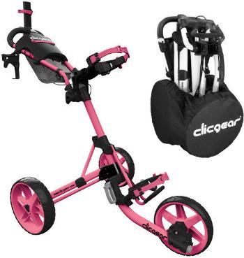 Clicgear Model 4.0 SET Soft Pink Manuálny golfový vozík