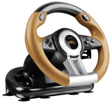 SpeedLink DRIFT O.Z. Racing Wheel volant USB PC čierna, oranžová vr. pedálov