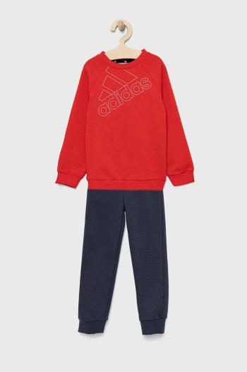 Detská súprava adidas H65820 červená farba