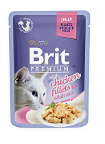 Brit Premium Cat D Fillets in Jelly with Chicken 85g + Množstevná zľava