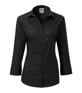 MALFINI Dámska košeľa s trojštvrťovým rukávom Style - Čierna | XS