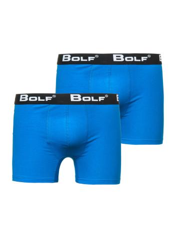 Modré pánske boxerky Bolf 0953-2P 2 PACK