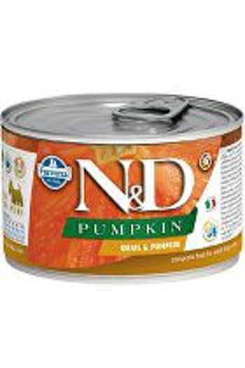 N&D DOG PUMPKIN Adult Quail & Pumpkin Mini 140g 1 + 1 zadarmo