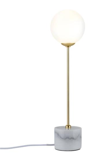 Paulmann Neordic Moa 79661 stolná lampa LED  G9 10 W  mramorová, biela, zlatá