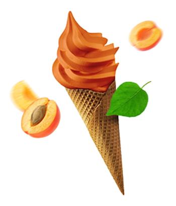 Zmes na marhuľovú zmrzlinu z Opočna Mixar Extra Apricot - 2 kg - Bohemilk