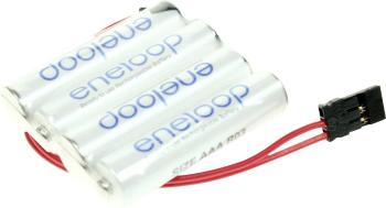 Panasonic eneloop Reihe F1x4 akupack - sada nabíjacích batérií 4x micro (AAA) s káblom, so zástrčkou Ni-MH 4.8 V 750 mAh