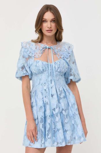 Šaty For Love & Lemons mini, áčkový strih