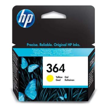 HP CB320EE - originálna cartridge HP 364, žltá, 300 strán