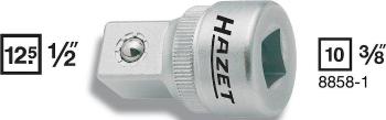 Hazet  8858-1 adaptér zástrčného kľúča   Pohon (skrutkovač) 3/8" (10 mm) Typ zakončenia 1/2" (12,5 mm) 36 mm 1 ks