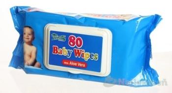 HYGIENICKÉ UTIERKY BABY WIPES S ALOE 80ks