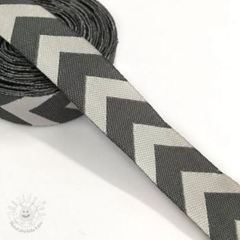 Stuha Chevron grey