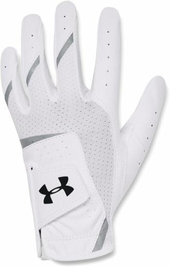 Under Armour Iso-Chill Golf Glove Youth LH White/Metallic Silver L