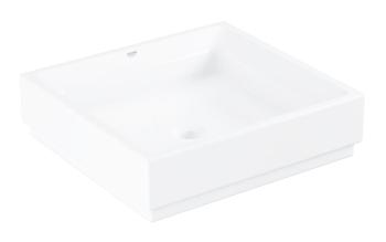 GROHE - Cube Ceramic Umývadlo bez prepadu, 500 mm x 470 mm, PureGuard, alpská biela 3948100H