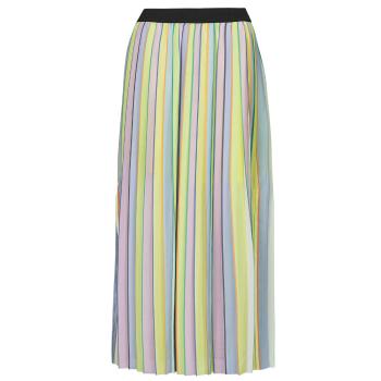 Karl Lagerfeld  stripe pleated skirt  Sukňa Viacfarebná