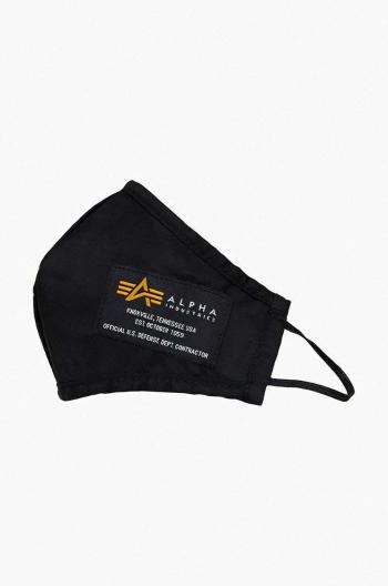 Ochranné rúško na viacnásobné použitie Alpha Industries 128939.03-black,