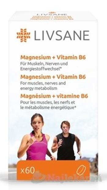 Livsane magnézium + vitamín B6 60 tabliet