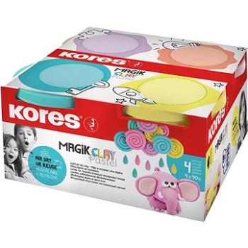 KORES MAGIK CLAY PASTEL, 4x 40 g (34242)