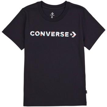 Converse  Tričká s krátkym rukávom Floral Logo Graphic  Čierna